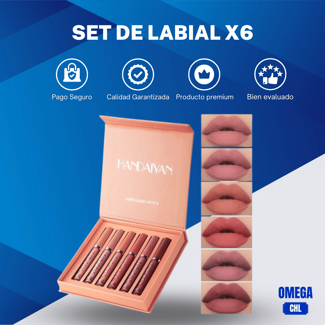 Set de Labial x6 - SUPER PROMOCIÓN