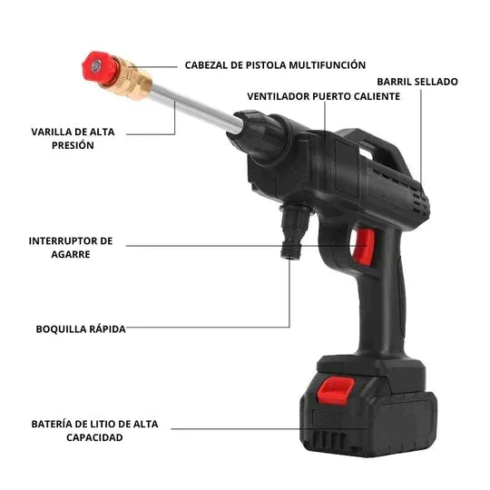 HIDROLAVADORA Portatil con Bateria